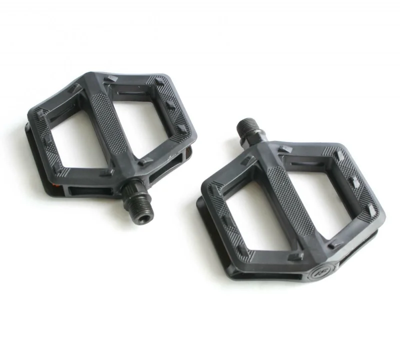 Bicycle chain cleaner kit-Adults Bicycle Black Pair 9/16" Large Bike Pedals (100mm X 95mm)