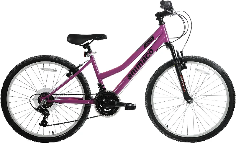 Ammaco Violet 26" Wheel Purple 16" Frame Women's Mountain Bike