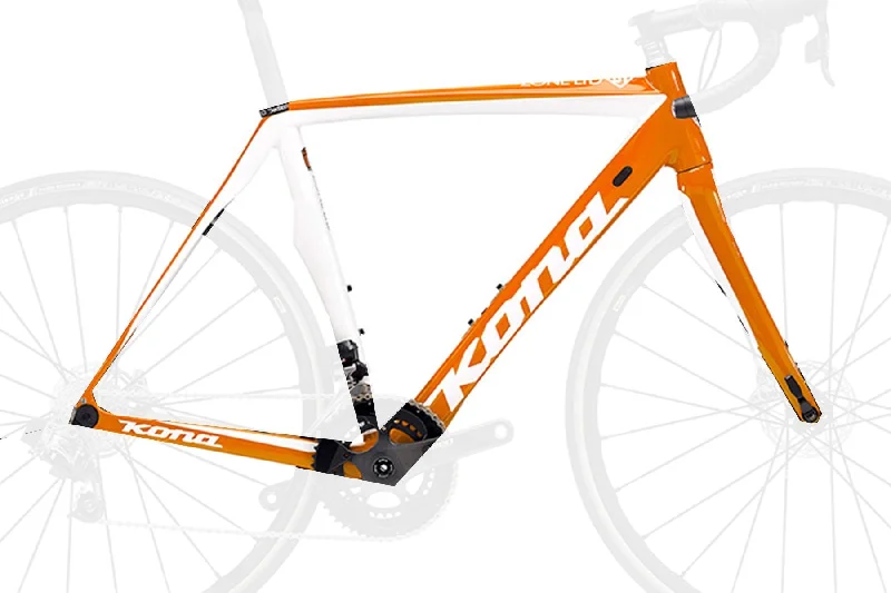 Kona Zone LTD Carbon Road Disc Frameset - Orange