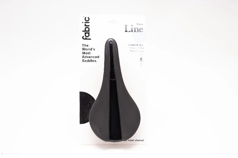 Fabric Line Shallow Saddle Blk 134mm width