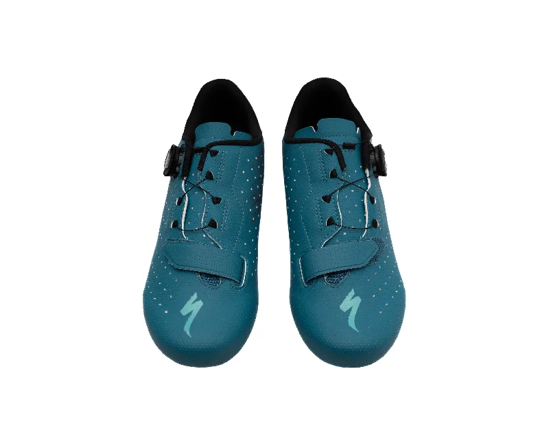 Bicycle riding clothing with hydration compatibility-Specialized Torch 1.0 Road Shoe TropTeal/LgnBlu 41 (New Other)