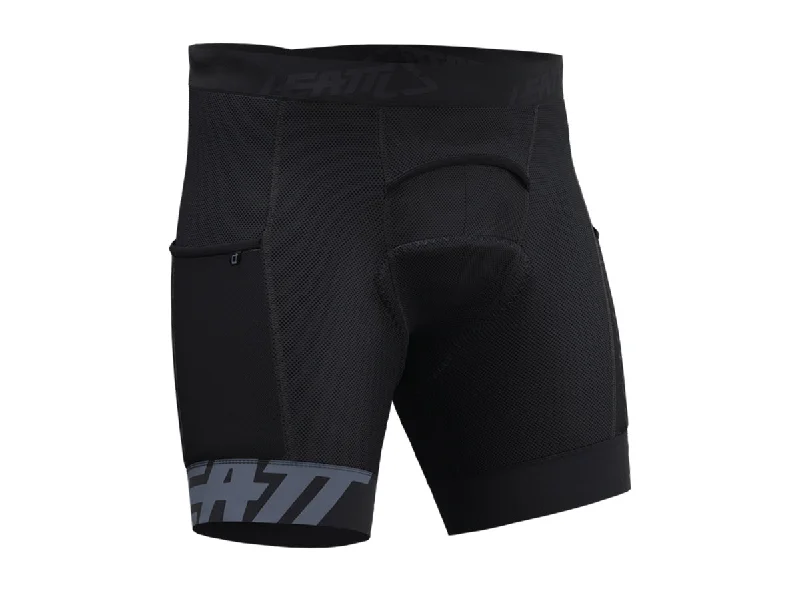 Bicycle riding clothing comfort reviews-Leatt MTB 3.0 Short Liner - Black - 2022