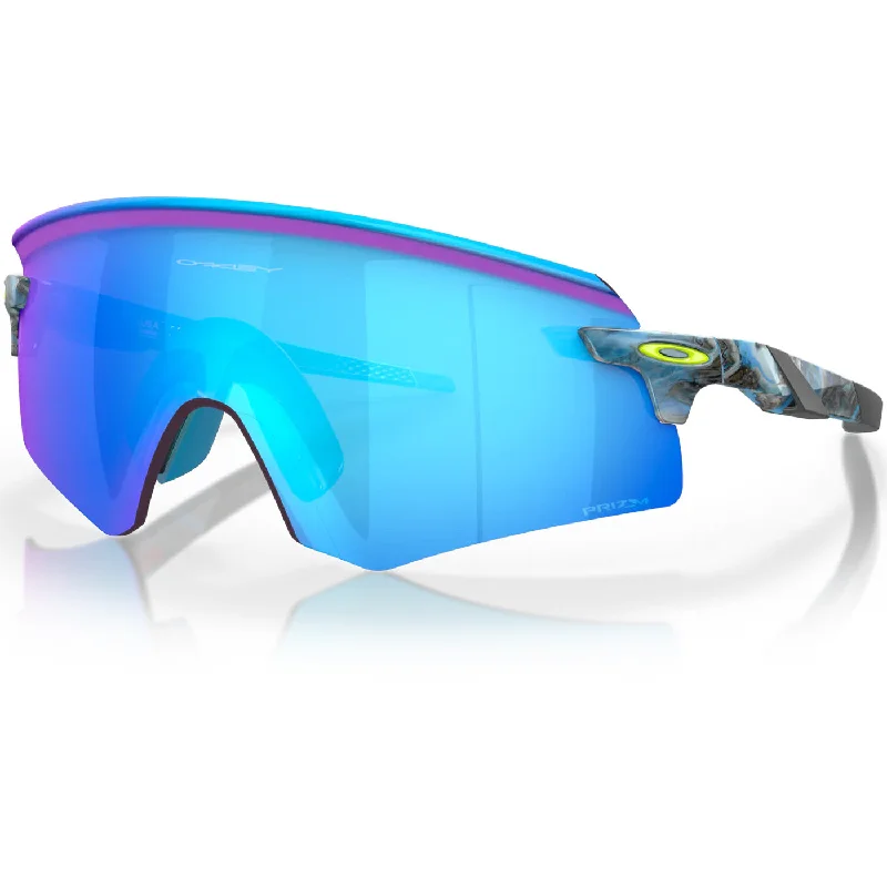 Bicycle riding clothing with synthetic fibers-Occhiali Oakley Encoder - Sanctuary Swirl Prizm Sapphire