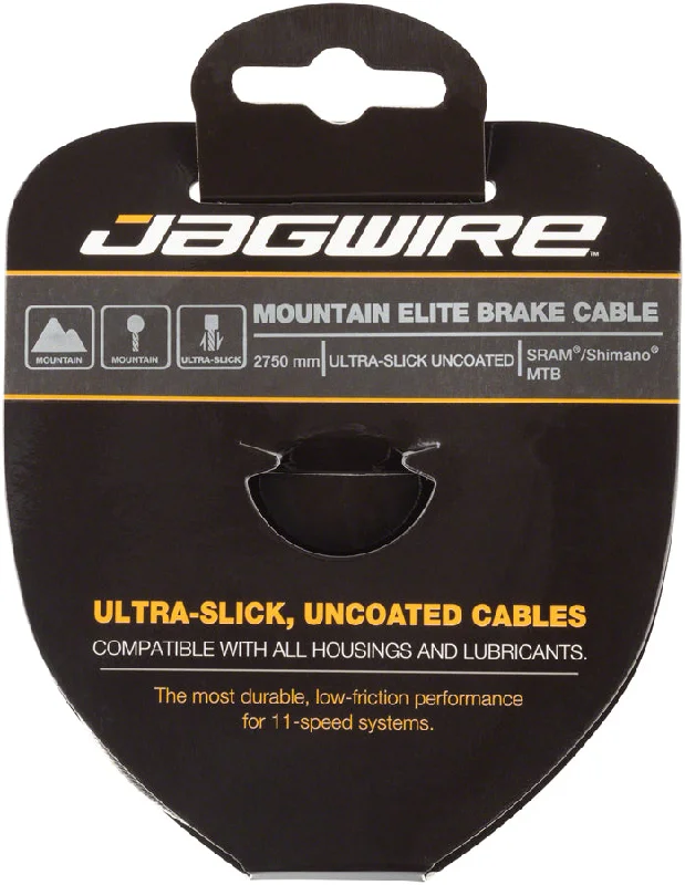 Jagwire Elite Ultra-Slick Brake Cable Stainless 1.5 x 2750mm SRAM/Shimano Mountain