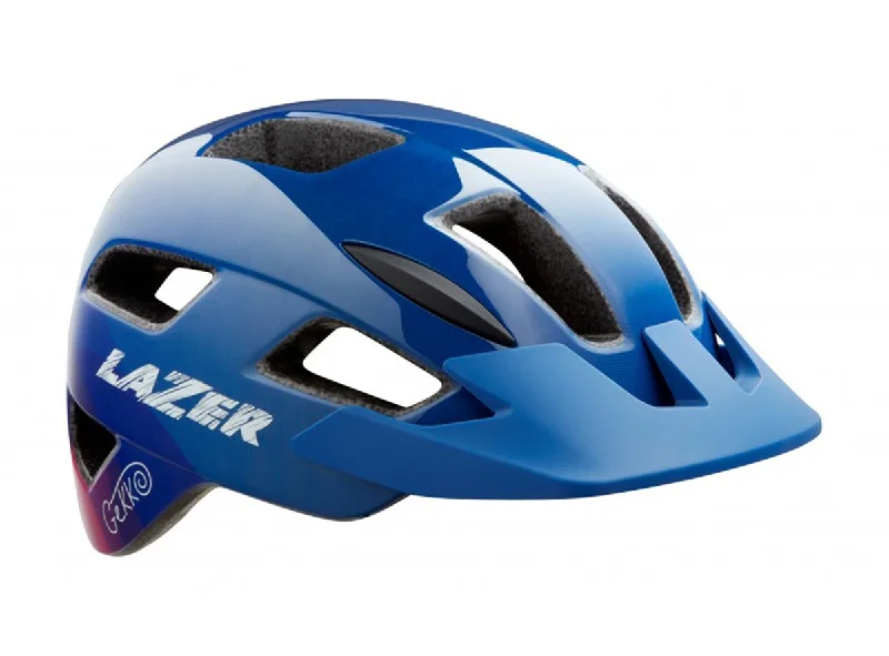 bicycle helmets for outdoor enthusiasts-Lazer Gekko MIPS MTB Helmet - Blue Pink - 2020