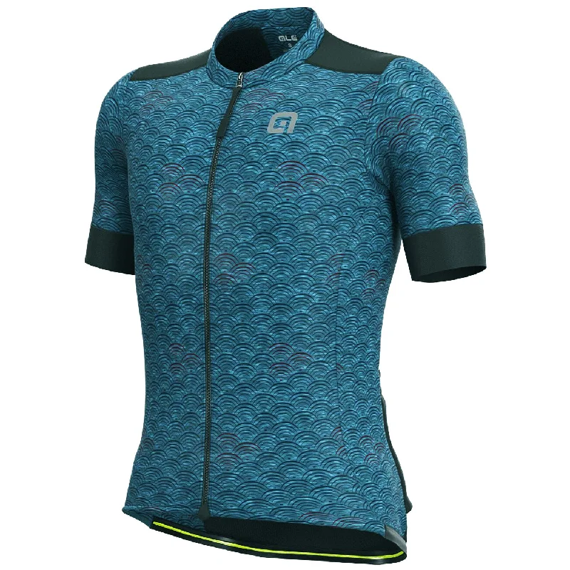 Bicycle riding clothing with drawstrings-Maglia Ale Off Road Joshua - Blu