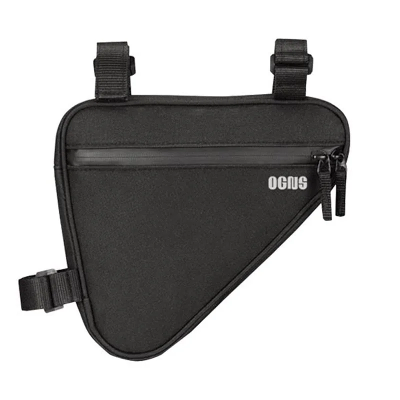 OGNS DELTA MENS BIKE TRIANGULAR 'SNUG' FIT CYCLE FRAME BAG 1 LITRE CAPACITY BLACK