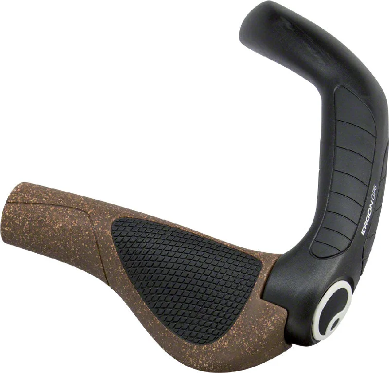 Ergon GP5 BioKork Grips - Lock-On Small Black/Tan