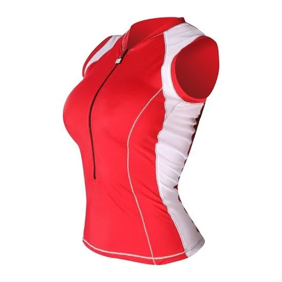 Bicycle riding clothing with pedaling ease-De Soto Forza Tri Jersey with Bra