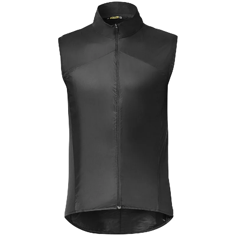 Bicycle riding clothing with sun shields-Gilet Mavic Sirocco 21 - Nero