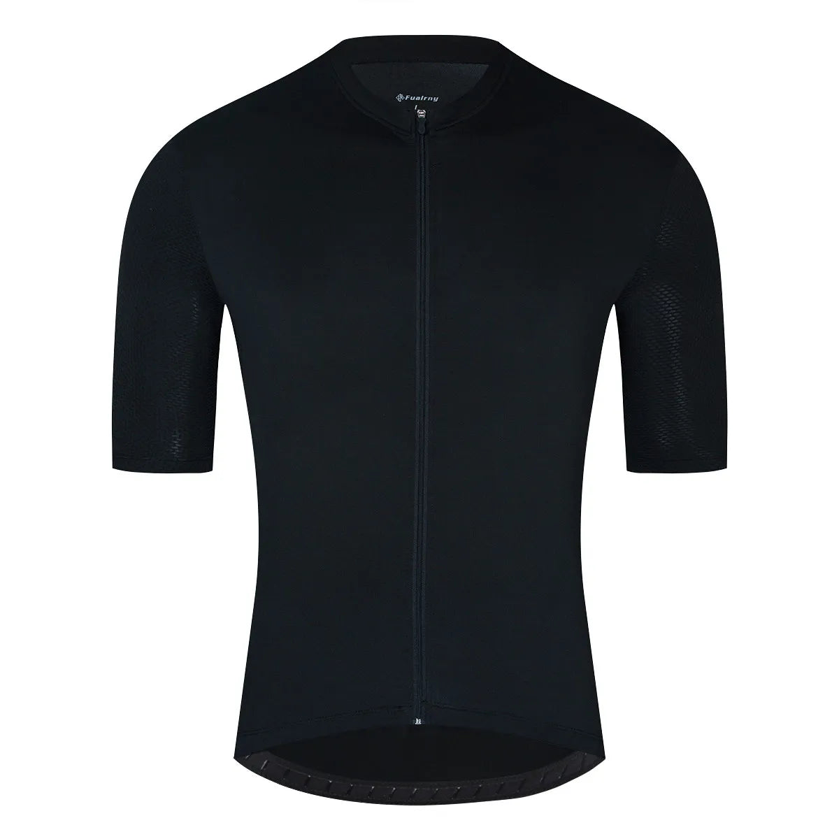 Bicycle riding clothing with hybrid fabrics-FUALRNY Black 2022 Cycling Jersey Anti-Pilling Eco-Friendly Bike Clothing Road Team Bicycle Wear Shirts shipped within 24 hours