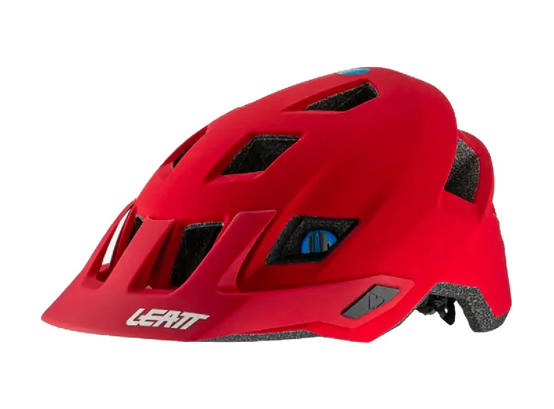 bicycle helmets for hybrid cycling-Leatt MTB 1.0 Mountain Helmet - Chilli - 2021