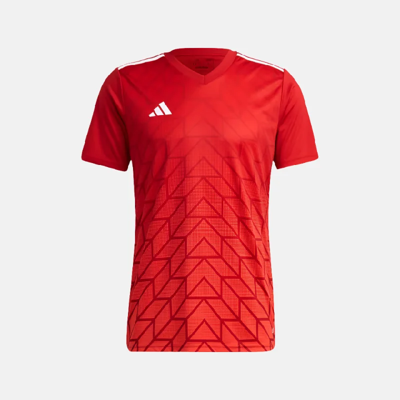 Bicycle riding clothing with capes-Adidas Team Icon 23 Men's Football Training Jersey -Team Power Red 2