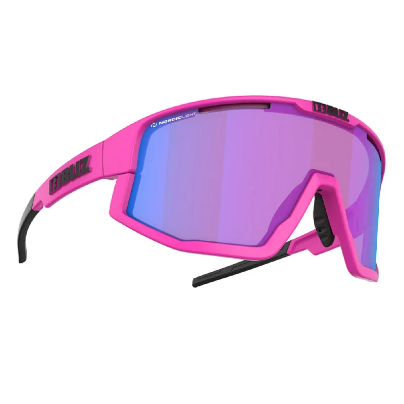 Bicycle riding clothing for forest trails-Occhiali Bliz Fusion Nano - Fucsia nordic light