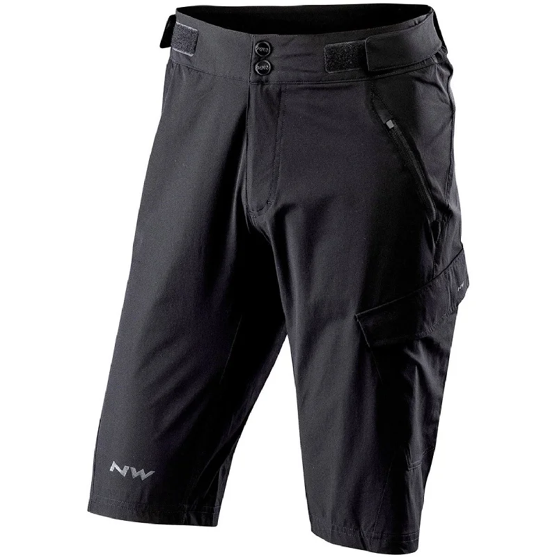 Bicycle riding clothing with drawstrings-Pantaloncini Northwave Edge baggy - Nero