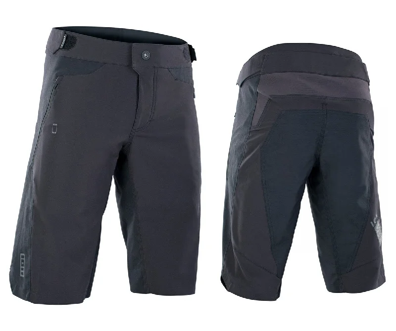 Men’s bicycle riding clothing styles-Ion Scrub Mesh_ine MTB Short - Black - 2021