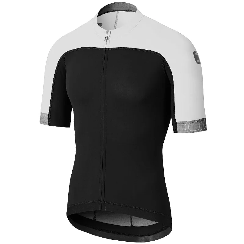 Bicycle riding clothing polka dot styles-Maglia Dotout Skin - Nero bianco