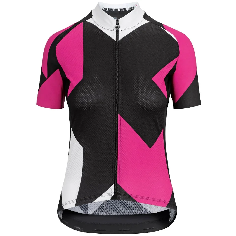 Bicycle riding clothing with hemp materials-Maglia donna Assos Rock - Rosa