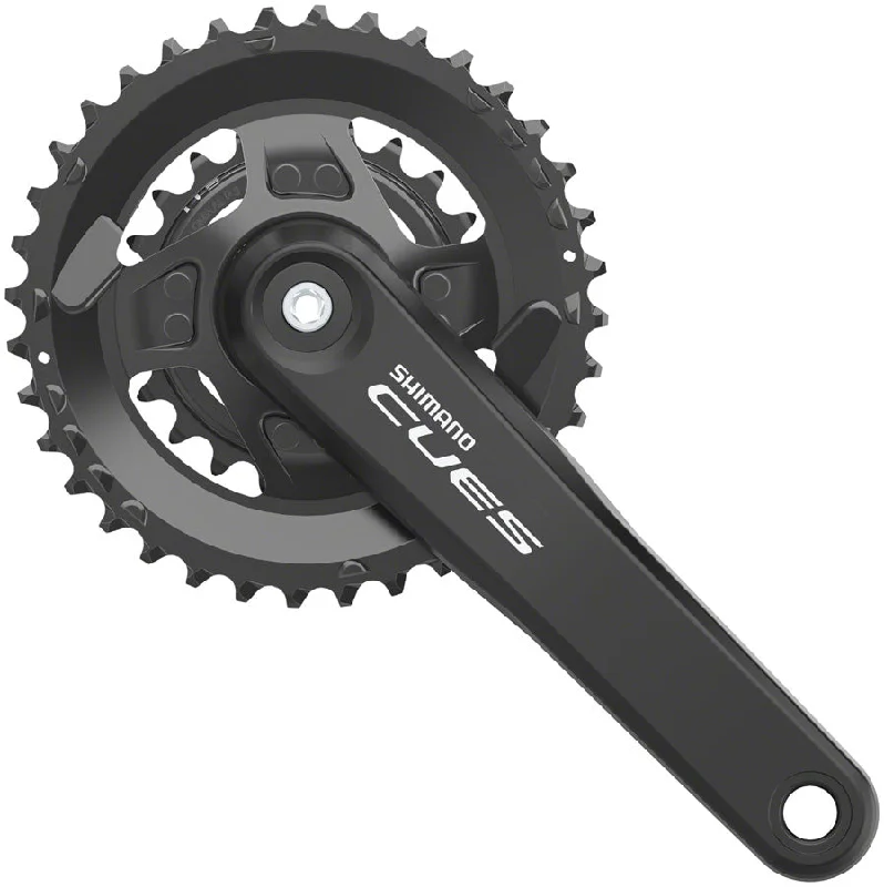 Bicycle chain breaker tool-Shimano CUES FC-U4010-2B Crankset - 170mm 9/10/11-Speed 36/22t Riveted Hollowtech II Spindle Interface CL 3mm Outboard  BLK