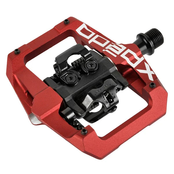 Bicycle seatpost set-Xpedo GFX Pedals - Red