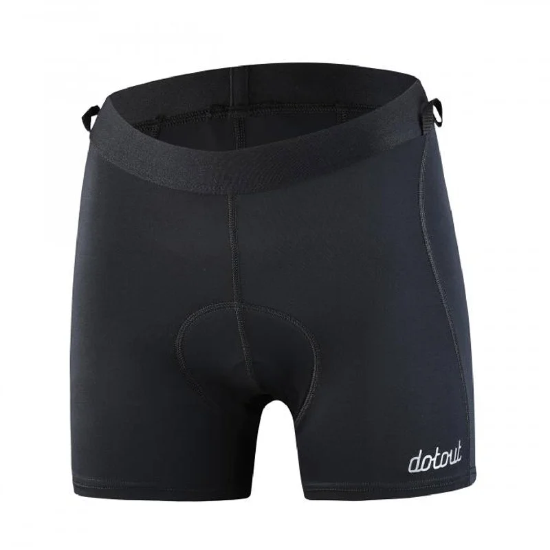 Bicycle riding clothing with coasting ease-Boxer donna Dotout Inner - Nero