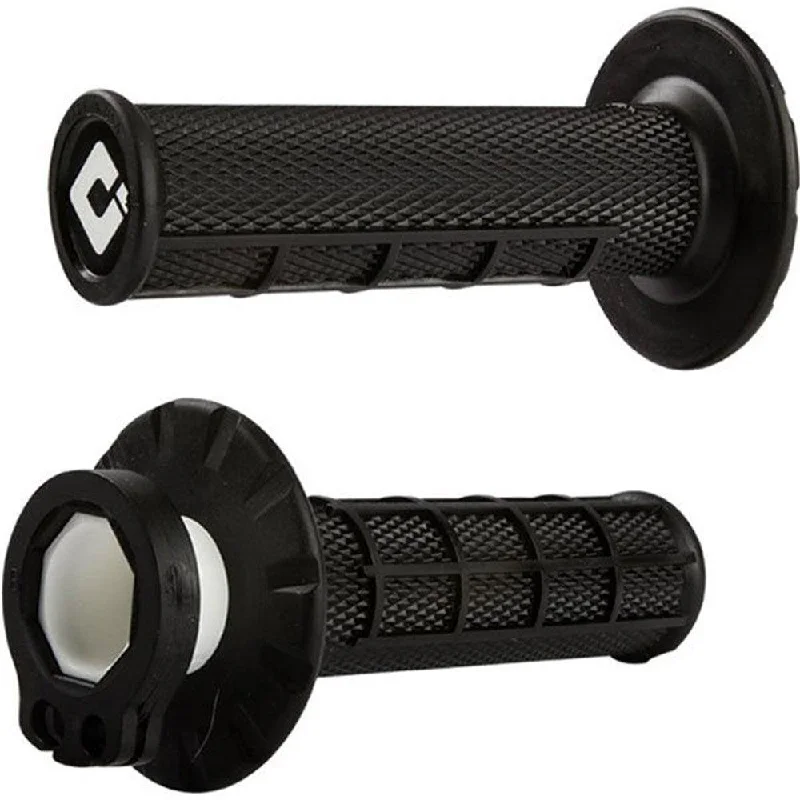 ODI MX HALF WAFFLE LOCK ON GRIP 2st/4st- BLACK