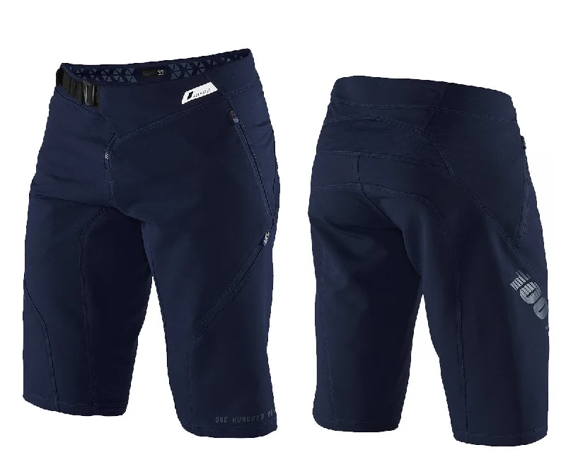 Bicycle riding clothing for plus sizes-100% Airmatic All Mountain Short - Navy