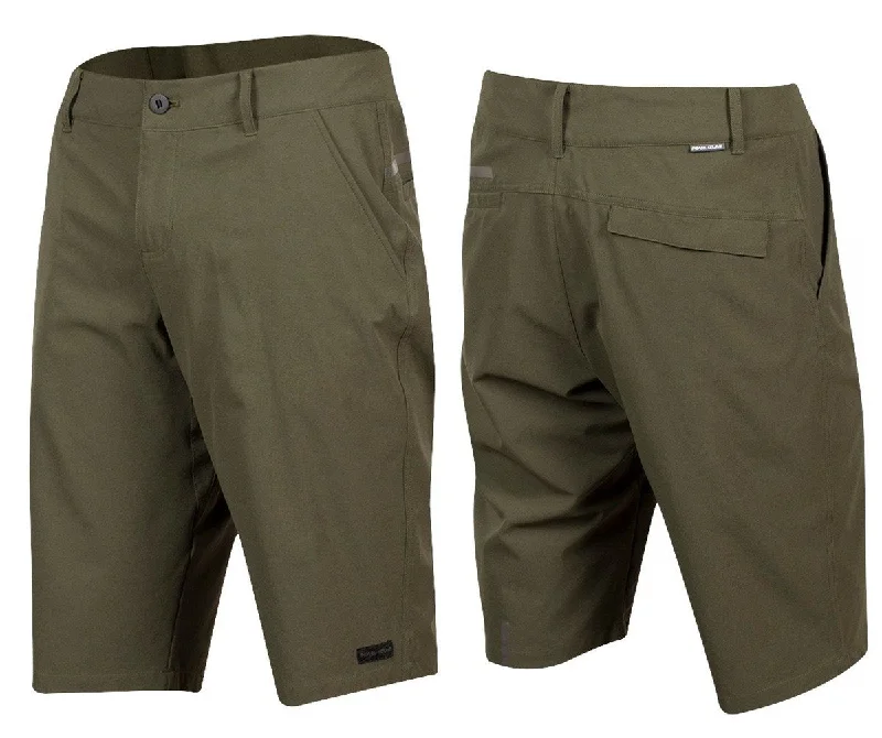 Bicycle riding clothing with climate versatility-Pearl Izumi Boardwalk Short - Forest - 2020