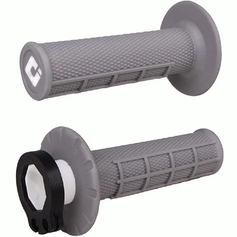 ODI MX HALF WAFFLE LOCK ON GRIP 2st/4st- GREY (Soft)