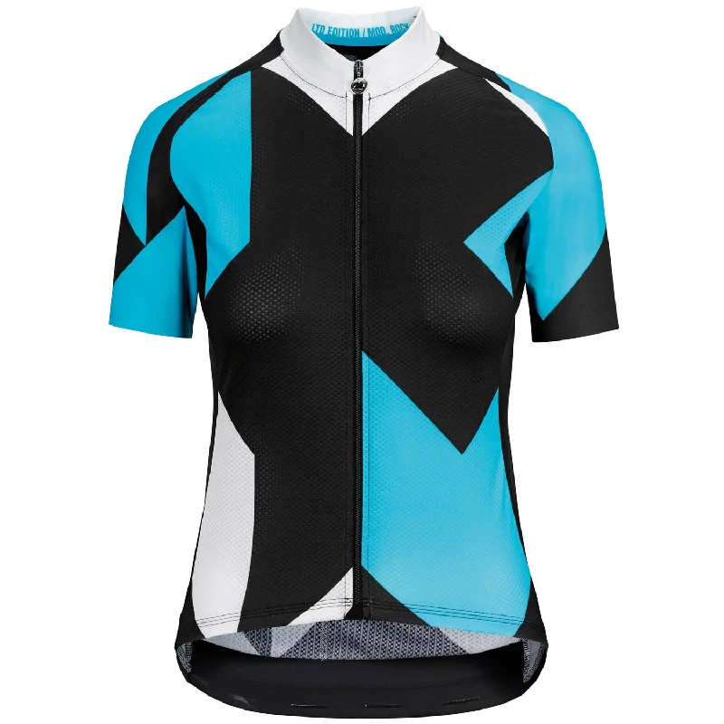 Bicycle riding clothing with spandex-Maglia donna Assos Rock - Blu