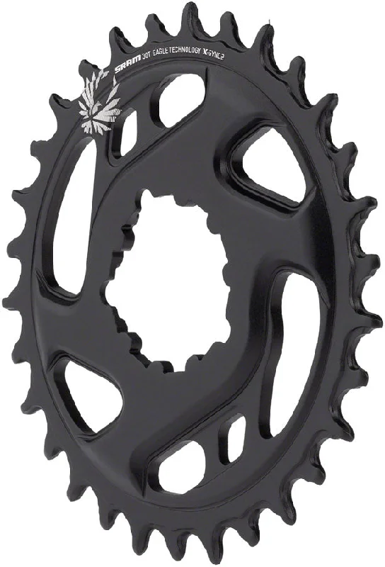 Carbon fiber bike frame-SRAM X-Sync 2 Eagle Cold Forged Direct Mount Chainring 30T Boost 3mm Offset