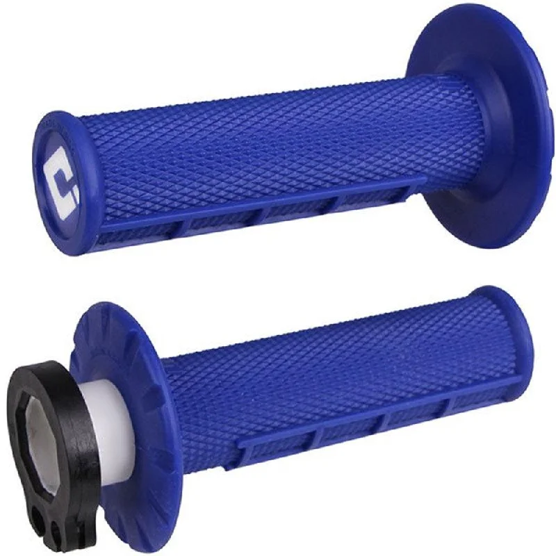 ODI MX HALF WAFFLE LOCK ON GRIP 2st/4st- BLUE