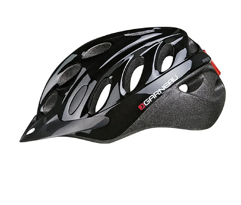 bicycle helmets with neon visibility-Louis Garneau Carve MTB Helmet - Black