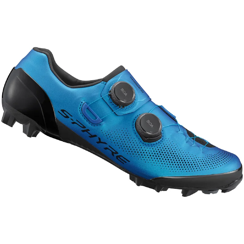 Bicycle riding clothing with grip enhancement-Scarpe mtb Shimano XC903 - Blu