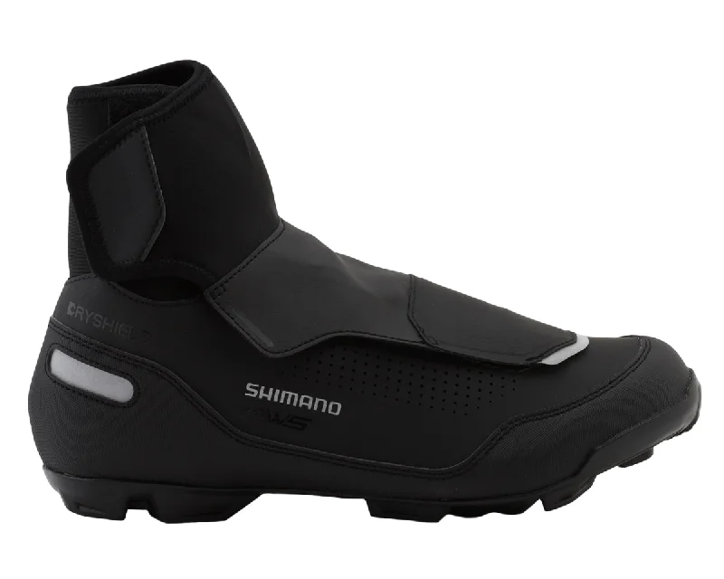 Bicycle riding clothing sale discounts-Shimano MW502 Cold Weather Bicycle Shoes - Black