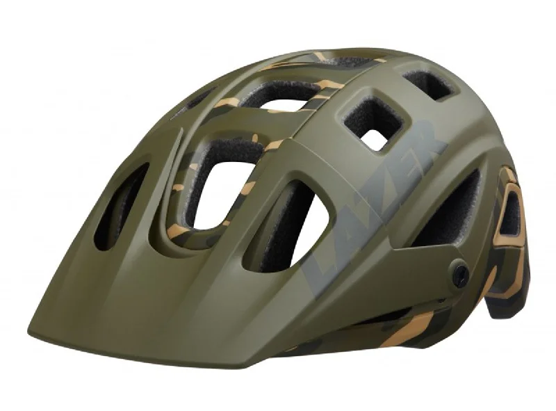 bicycle helmets for lightweight comfort-Lazer Impala MIPS MTB Helmet - Matt Green - 2020