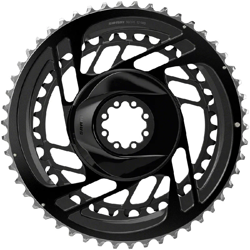 Bike chainstay protector-SRAM Force 2x Chainring Kit - 50/37t 2x12-Speed 8-Bolt Direct Mount Black D2