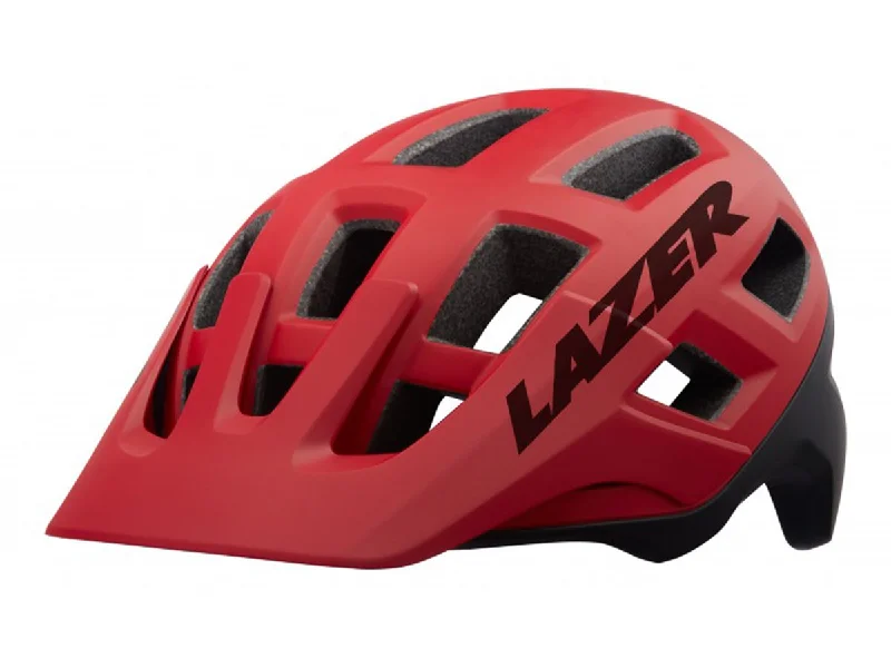 bicycle helmets for plus-size heads-Lazer Coyote MIPS MTB Helmet - Matt Red - 2020