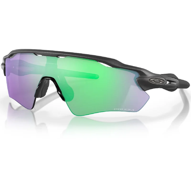 Bicycle riding clothing for adjustable fit-Occhiali Oakley Radar EV Path - Steel Prizm Road Jade