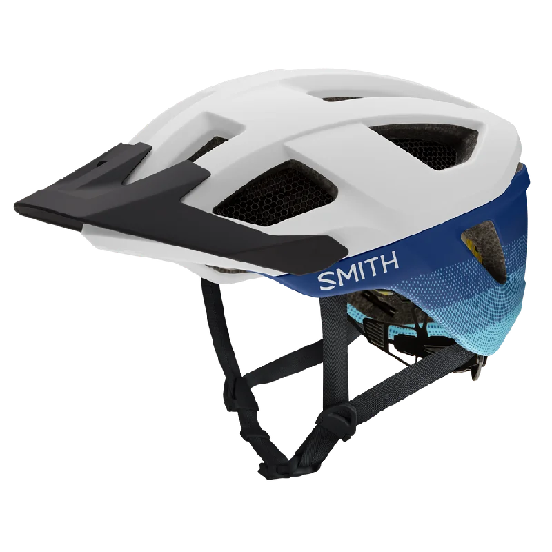 bicycle helmets with winter insulation-Smith Session MIPS MTB Helmet - Matt Vapor-Klein Fade