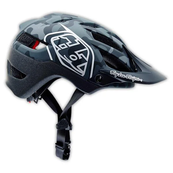 bicycle helmets with sleek styling-Troy Lee Designs A1 MTB Helmet - Midnight Camo