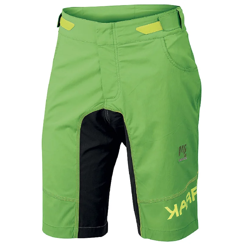 Bicycle riding clothing with thermal insulation-Pantaloncini Karpos Ballistic Evo - Verde