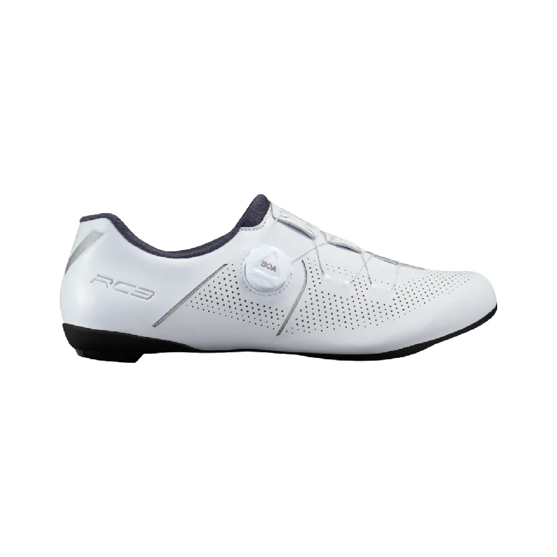 Bicycle riding clothing for petite sizes-Shimano RC302 Road Shoe - White