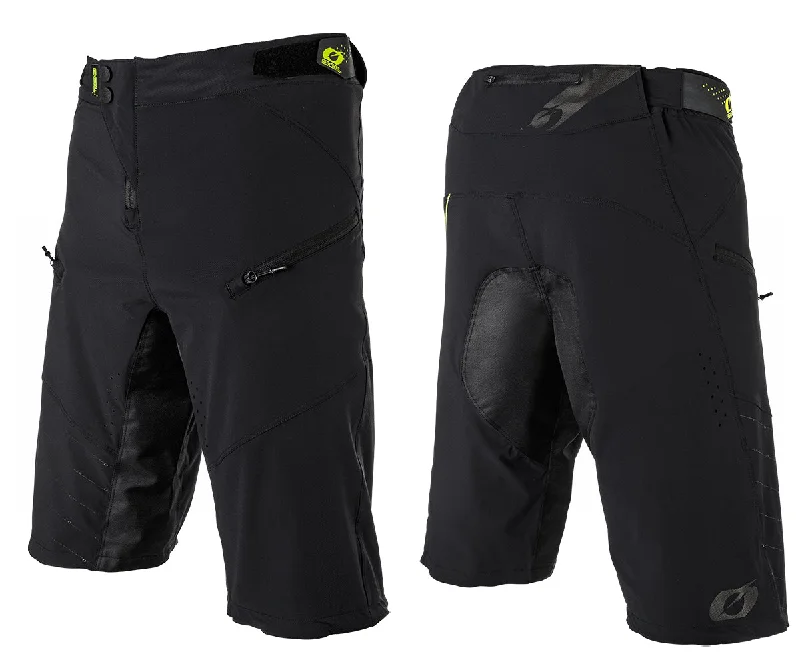 Bicycle riding clothing padded shorts-O'Neal Pin It MTB Short - Black-Hi Viz