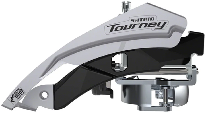 Shimano Tourney FD-TY600-L6 Front Derailleur - 6/7/8-Speed Triple Top Swing Dual Pull 31.8/34.9mm 66-69° Chainstay Angle 18t Cap.