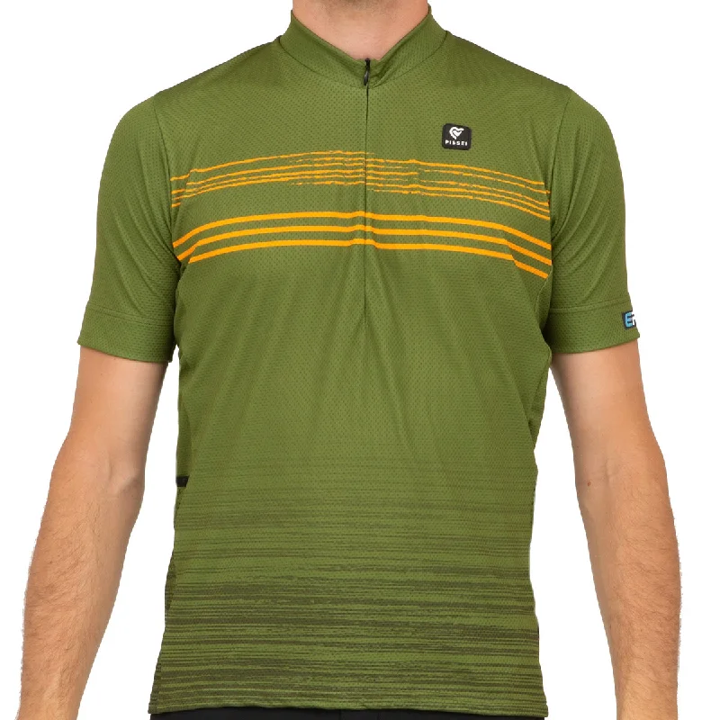 Bicycle riding clothing moisture-wicking-Maglia Pissei E-Pik - Verde