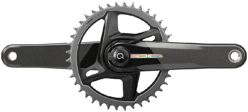 Bicycle chain whip tool-SRAM Force 1 AXS Wide Power Meter Crankset - 165mm 12-Speed 40t Direct Mount DUB Spindle Interface Iridescent Gray D2