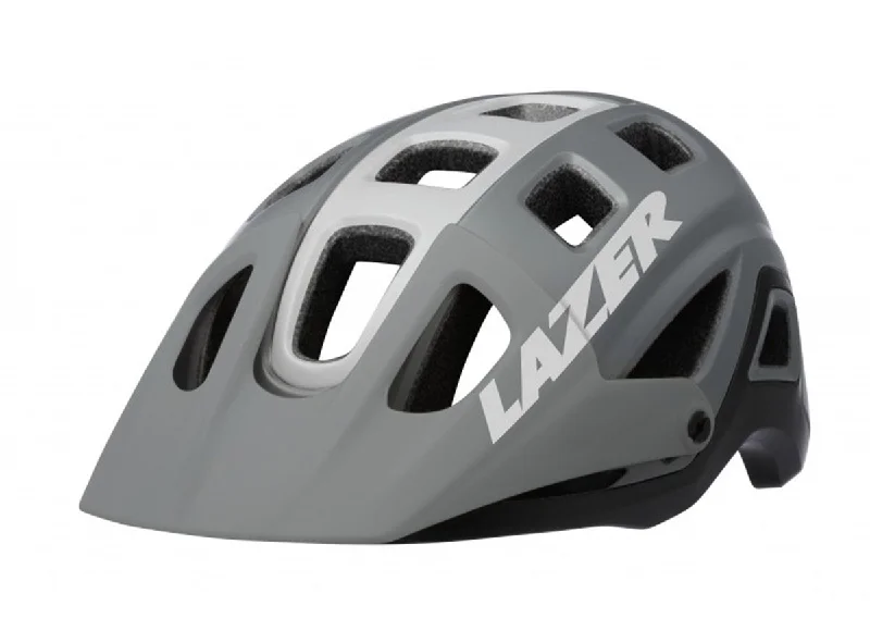 bicycle helmets with LED lights-Lazer Impala MTB Helmet - Matt Gray - 2020