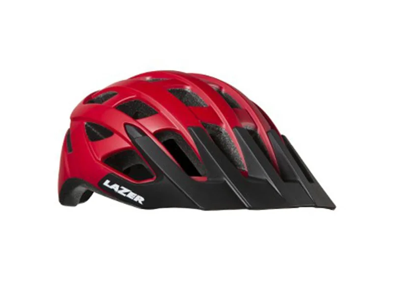 bicycle helmets with bright visibility-Lazer Roller MTB Helmet - Red