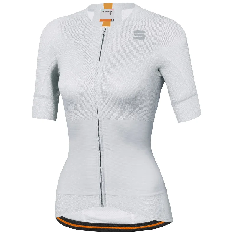 Bicycle riding clothing with tendon care-Maglia donna Sportful Bodyfit Pro Evo - Bianco